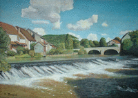 Barrage à Ornans